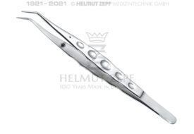 ZAHNPINZETTE MIT STOP-STIFT ERGONOMIC 15cm, gerieft  ZAHNPINZETTE MIT STOP-STIFT ERGONOMIC 15cm, gerieft