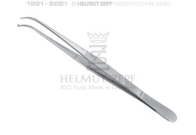 SEMKEN, CHIRURGISCHE PINZETTE, 12,5 CM, 1X2 ZÄHNE, GEBOGEN  SEMKEN, CHIRURGISCHE PINZETTE, 12,5 CM, 1X2 ZÄHNE, GEBOGEN
