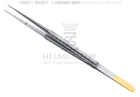 MIKRO-ANATOMISCHE-PINZETTE, GERIEFTES MAUL, GERADE, ROSTFREI, ZEPF-LINE, 18 CM LANGER GRIFF, MIT FÜHRUNGSSTIFT, TC-MAUL MIKRO-ANATOMISCHE-PINZETTE, GERIEFTES MAUL, GERADE, ROSTFREI, ZEPF-LINE, 18 CM LANGER GRIFF, MIT FÜHRUNGSSTIFT, TC-MAUL