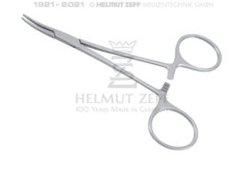 HALSTEAD-MOSQUITO, ARTERIENKLEMMEN GERIEFT, GEBOGEN, 12,5 CM  HALSTEAD-MOSQUITO, ARTERIENKLEMMEN GERIEFT, GEBOGEN, 12,5 CM