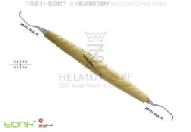 ZEPF-BIONIK, UNIVERSAL KÜRETTE, TITAN-EINSÄTZE, LANGER 5/6, GELB EINSÄTZE AUSWECHSELBAR ZEPF-BIONIK, UNIVERSAL KÜRETTE, TITAN-EINSÄTZE, LANGER 5/6, GELB EINSÄTZE AUSWECHSELBAR