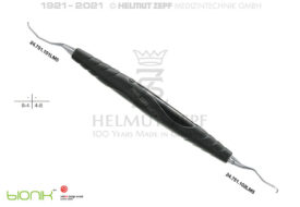 ZEPF-BIONIK, UNIVERSAL KÜRETTE, FIG L1/2 LANGER M5, CA 3MM LÄNGEREM 1ER SCHAFT Ø0,95, SCHWARZ, EINSÄTZE AUSWECHSELBAR ZEPF-BIONIK, UNIVERSAL KÜRETTE, FIG L1/2 LANGER M5, CA 3MM LÄNGEREM 1ER SCHAFT Ø0,95, SCHWARZ, EINSÄTZE AUSWECHSELBAR