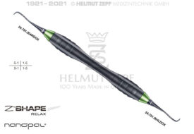 SICHELSCALER FIG. 204SD IM Z-SHAPE RELAX GRIFF, GELBGRÜN NANOPAL, EINSÄTZE AUSWECHSELBAR SICHELSCALER FIG. 204SD IM Z-SHAPE RELAX GRIFF, GELBGRÜN NANOPAL, EINSÄTZE AUSWECHSELBAR