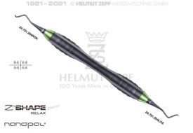 SICHELSCALER FIG. 204S IM Z-SHAPE RELAX GRIFF, GELBGRÜN NANOPAL, EINSÄTZE AUSWECHSELBAR SICHELSCALER FIG. 204S IM Z-SHAPE RELAX GRIFF, GELBGRÜN NANOPAL, EINSÄTZE AUSWECHSELBAR