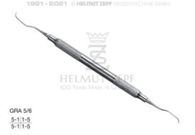 PERIODONTAL KÜRETTE N. GRACEY GRA 5/6, HOHLGRIFF  PERIODONTAL KÜRETTE N. GRACEY GRA 5/6, HOHLGRIFF