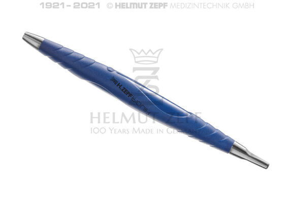 ZEPF-BIONIK, UNIVERSAL-GRIFF, PEEK, FÜR AUSWECHSELBARE EINSÄTZE M2,5X0,5 EINENDIG, KOBALTBLAU | 200310