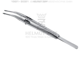 TELESKOPKRONEN-PINZETTEN, 15 CM, MIT DIAMANTSPITZEN, GEBOGEN  TELESKOPKRONEN-PINZETTEN, 15 CM, MIT DIAMANTSPITZEN, GEBOGEN