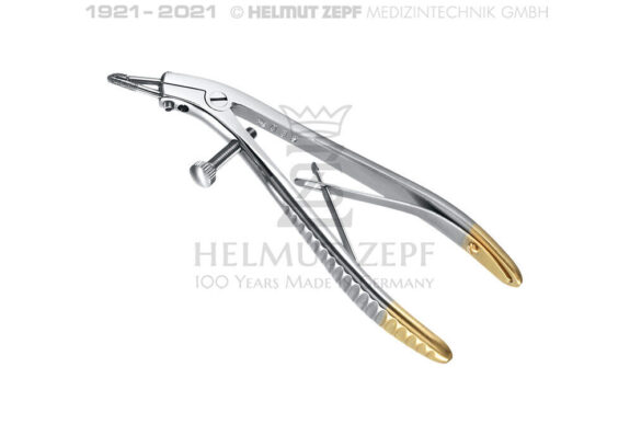 TELECROWN-GRIP TELESKOP-KRONENZANGE, MIT 1 BEWEGL.  U. 1 STARRE DIAMANTIERTE SPITZE, 2,35 MM, AUSWECHSELBAR | 200424