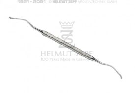 SINUS KÜRETTE DPE, 3,5 / 3,5 MM, STUMPF, ZEPF-LINE, SANDGESTRAHLT  SINUS KÜRETTE DPE, 3,5 / 3,5 MM, STUMPF, ZEPF-LINE, SANDGESTRAHLT