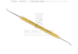 KIRSCH, SINUS 1 ZollSMALLZoll ELEVATOR 25°, TITAN-ZEPF-LINE, GOLD DOPPELENDIG 17,5CM KIRSCH, SINUS 1 ZollSMALLZoll ELEVATOR 25°, TITAN-ZEPF-LINE, GOLD DOPPELENDIG 17,5CM