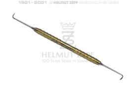 KIRSCH, SINUS 3, ELEVATOR 90° TITAN-ZEPF-LINE, GOLD DOPPELENDIG, 17,5 CM KIRSCH, SINUS 3, ELEVATOR 90° TITAN-ZEPF-LINE, GOLD DOPPELENDIG, 17,5 CM