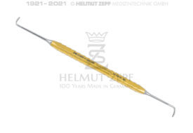 KIRSCH, SINUS 3 ZollSMALLZoll ELEVATOR 90°, TITAN-ZEPF-LINE, GOLD DOPPELENDIG, 17,5 CM KIRSCH, SINUS 3 ZollSMALLZoll ELEVATOR 90°, TITAN-ZEPF-LINE, GOLD DOPPELENDIG, 17,5 CM