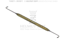 KIRSCH, SINUS 4, ELEVATOR  120°/120° TITAN-ZEPF-LINE, GOLD DOPPELENDIG, 17,5 CM KIRSCH, SINUS 4, ELEVATOR  120°/120° TITAN-ZEPF-LINE, GOLD DOPPELENDIG, 17,5 CM