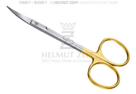 IRIS-SCHERE (ZAHNFLEISCHSCHERE) MIT TC-EINSATZ, GEBOGEN, 11,5 CM  IRIS-SCHERE (ZAHNFLEISCHSCHERE) MIT TC-EINSATZ, GEBOGEN, 11,5 CM