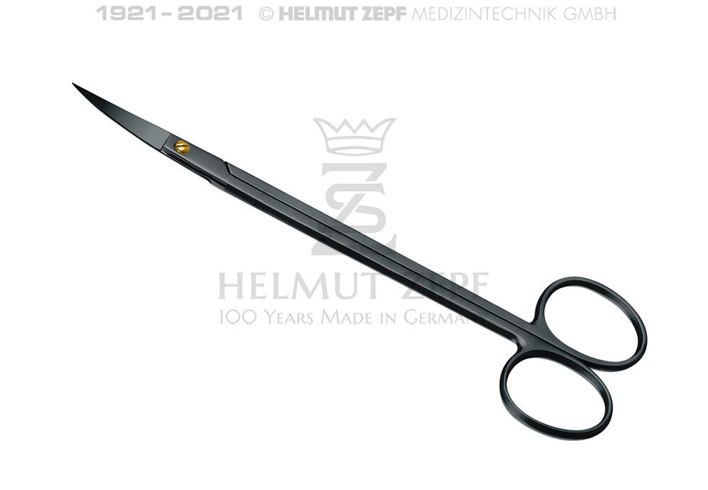 KELLY, ZAHNFLEISCHSCHERE GEBOGEN, 16 CM, SUPERCUT TITAN-NITRID-CARBON BESCHICHTET | 200952 KELLY, ZAHNFLEISCHSCHERE GEBOGEN, 16 CM, SUPERCUT TITAN-NITRID-CARBON BESCHICHTET | 200952