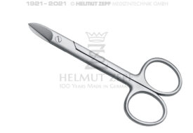 BEEBEE, KRONENSCHERE, SPITZ, GEBOGEN, 10 CM  BEEBEE, KRONENSCHERE, SPITZ, GEBOGEN, 10 CM