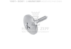 MIKROSCHRAUBE Ø 1,2 X 8 MM SCHIRMKOPF Ø 6MM, KREUZSCHLITZ  MIKROSCHRAUBE Ø 1,2 X 8 MM SCHIRMKOPF Ø 6MM, KREUZSCHLITZ