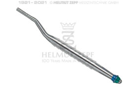 OSTEOTOMIEINSTRUMENT KONVEX, GEWINKELT, Ø 3,9 / 4,3 MARKIERUNG BLAU / GRÜN OSTEOTOMIEINSTRUMENT KONVEX, GEWINKELT, Ø 3,9 / 4,3 MARKIERUNG BLAU / GRÜN