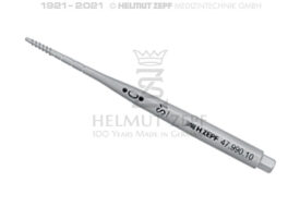 SCHRAUBENOSTEOTOM GERADE, GRÖßE 0, KONISCH Ø 1MM – 2MM, KONVEX SCHAFT Ø2MM, GRADUIERUNG 8/ 10/ 13/ 16MM SCHRAUBENOSTEOTOM GERADE, GRÖßE 0, KONISCH Ø 1MM – 2MM, KONVEX SCHAFT Ø2MM, GRADUIERUNG 8/ 10/ 13/ 16MM