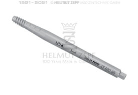 SCHRAUBENOSTEOTOM GERADE, GRÖßE 5, KONISCH Ø 3MM – 5MM, KONVEX SCHAFT Ø5MM, GRADUIERUNG 8/ 10/ 13/ 16MM SCHRAUBENOSTEOTOM GERADE, GRÖßE 5, KONISCH Ø 3MM – 5MM, KONVEX SCHAFT Ø5MM, GRADUIERUNG 8/ 10/ 13/ 16MM