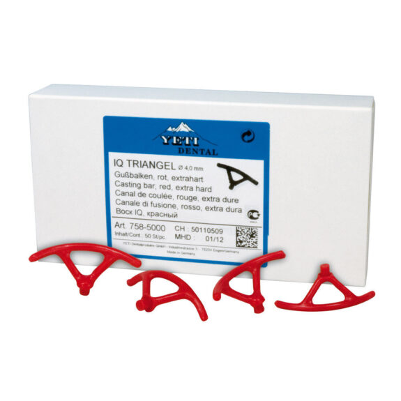 IQ Triangel rot 5mm 50St | 216939