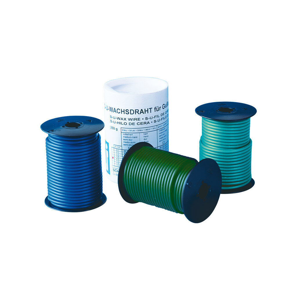 Wachsdraht 4,0 blau hart 250g | 211107 Wachsdraht 4,0 blau hart 250g | 211107
