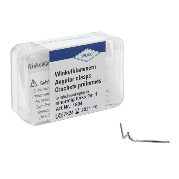 Winkelklammern Gr.1 links 10St | 230714