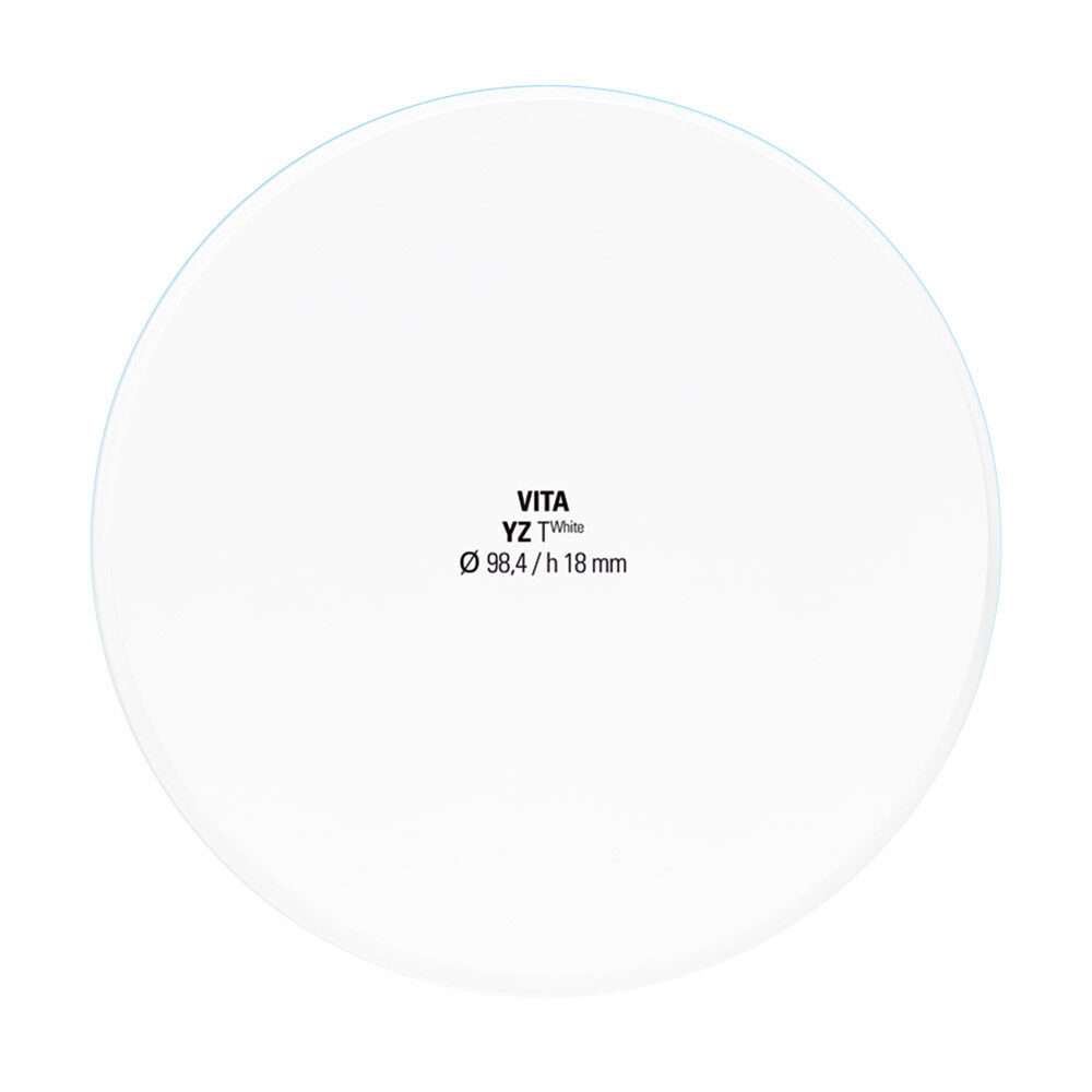 YZ TWhite Disc weiss Ø 98,4/H16mm St | 210744 YZ TWhite Disc weiss Ø 98,4/H16mm St | 210744