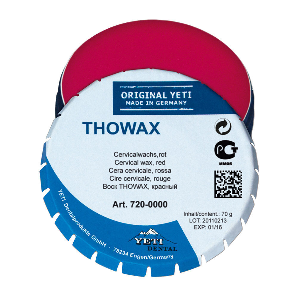 Thowax Cervikalwachs rot Ds 70g | 210599 Thowax Cervikalwachs rot Ds 70g | 210599