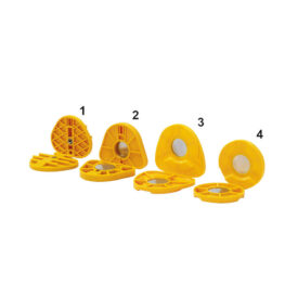 Montageplatten m. Schraubgewinde 100St Montageplatten m. Schraubgewinde 100St