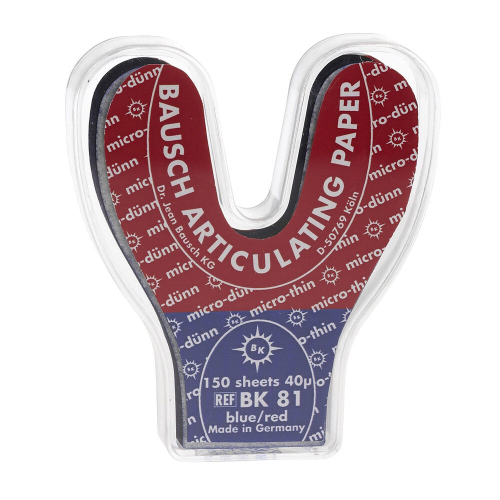 Occlusionspapier blau/rot BK 81 150Bl | 249389 Occlusionspapier blau/rot BK 81 150Bl | 249389