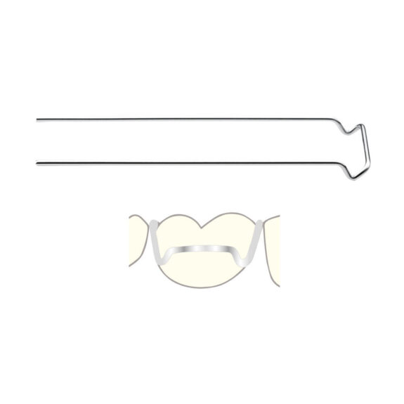 Adams-Klammern 0,7 11mm 10St | 231664