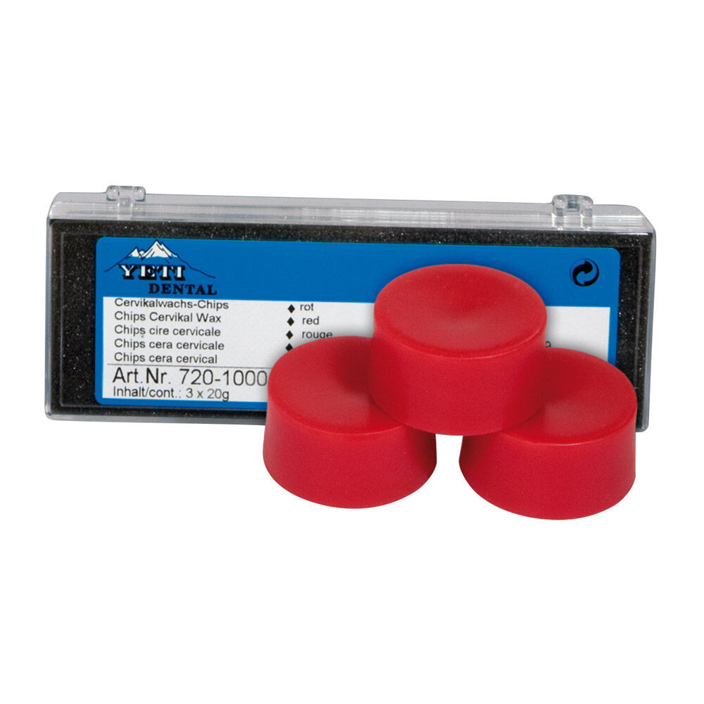Cervikalwachs-Chips rot 3x20g | 216450 Cervikalwachs-Chips rot 3x20g | 216450
