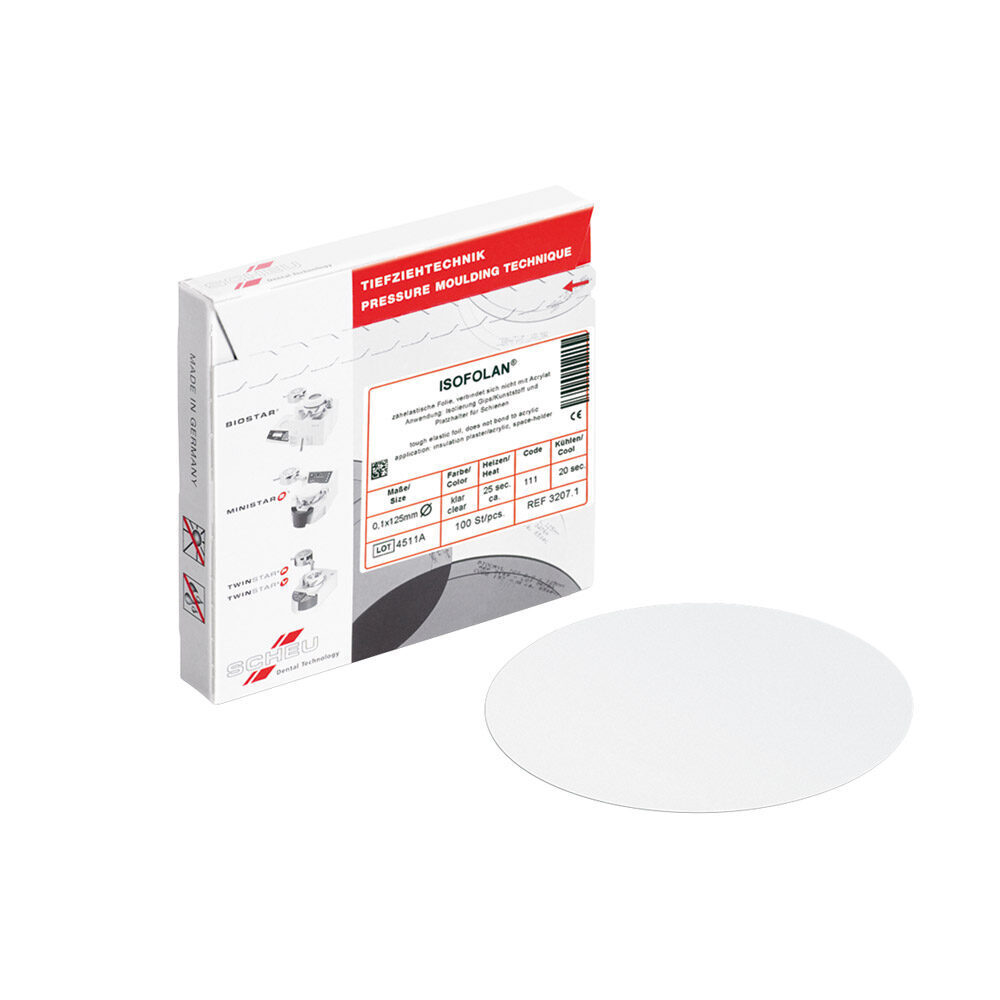 Isofolan-Folie 0,10x125mm rund 100St | 216652 Isofolan-Folie 0,10x125mm rund 100St | 216652