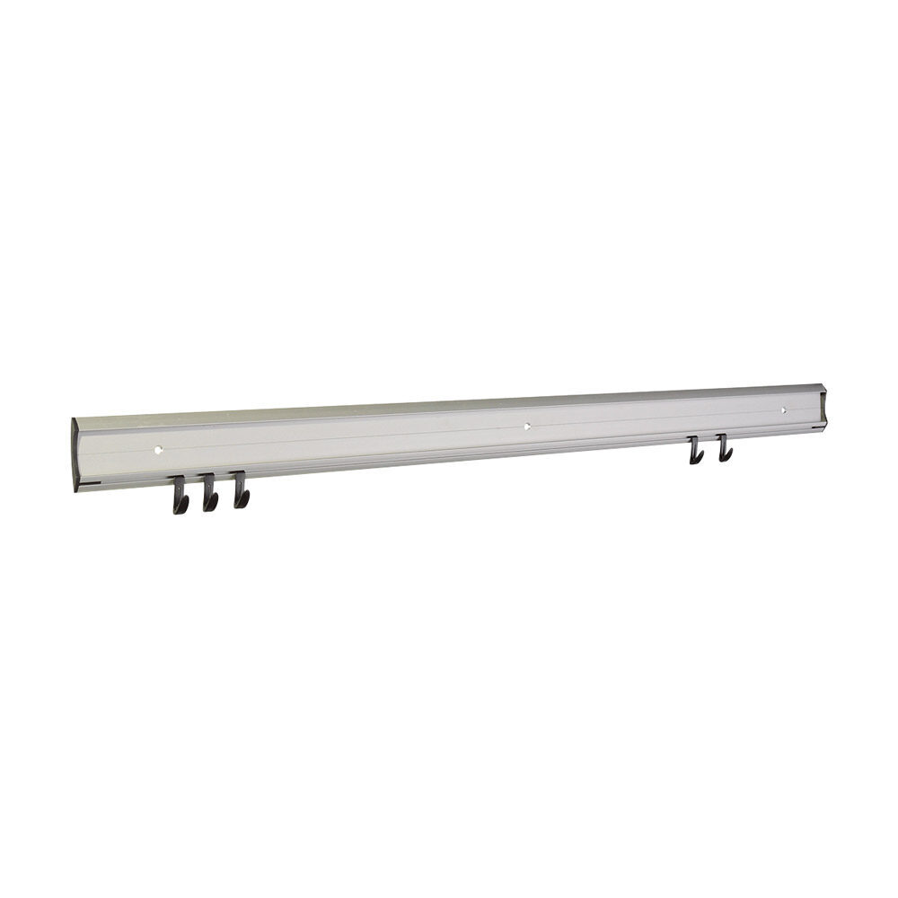 Aluschiene 50cm silber/schwarz St | 221658 Aluschiene 50cm silber/schwarz St | 221658