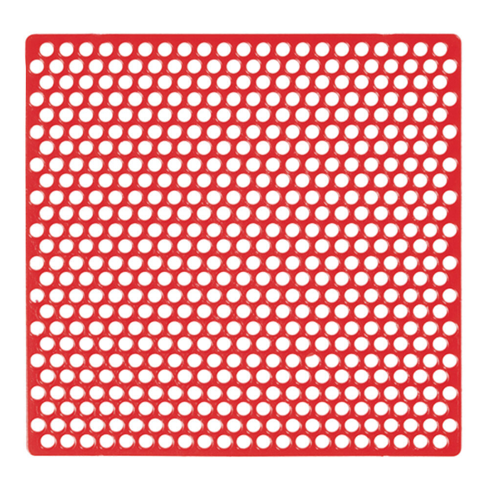 Rundlochgitter rot 7,1×7,0cm 20St | 214521 Rundlochgitter rot 7,1×7,0cm 20St | 214521