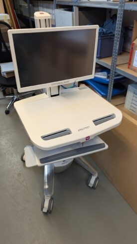 Ergotron Laptopwagen Visitewagen Höhenverstellbar mit Touchbildschirm Ergotron Laptopwagen Visitewagen Höhenverstellbar mit Touchbildschirm