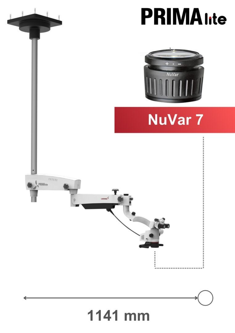 LABOMED PRIMA „lite“ Dental-Mikroskop mit 4k Kamerasystem (Decke, Fahrstativ, KAVO o.ä.) Aktion | 317491