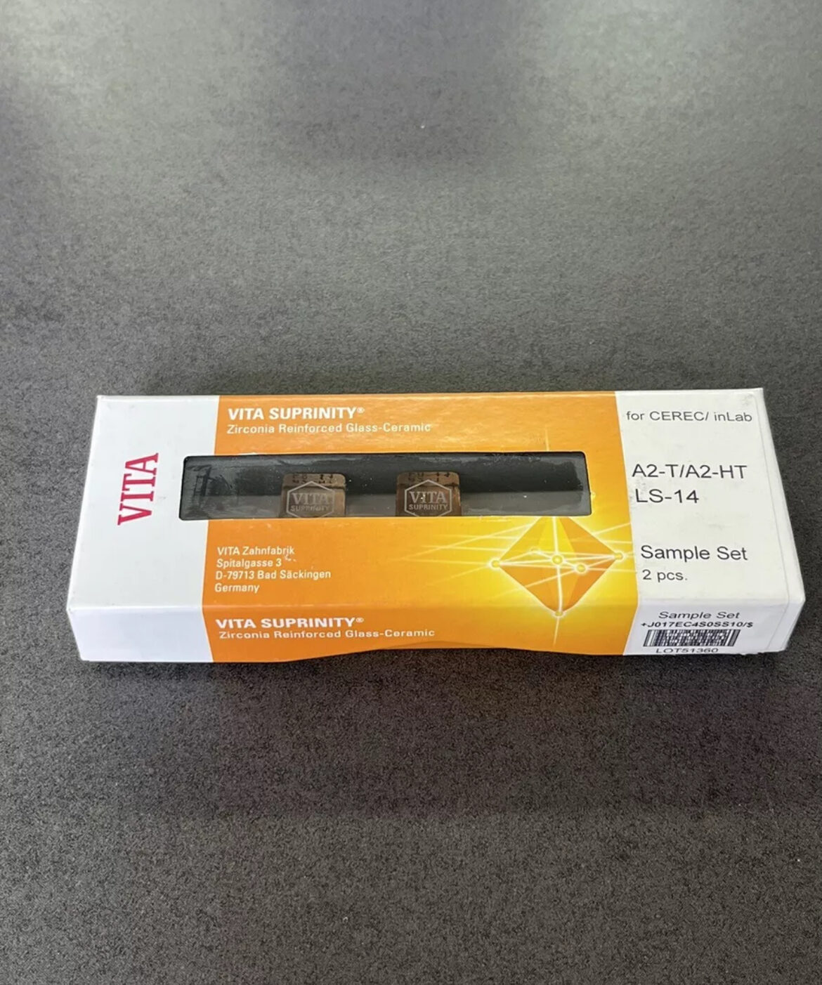 Cerec Vita Suprinity A2-T A2-HT Implantblocks | 316473 Cerec Vita Suprinity A2-T A2-HT Implantblocks | 316473