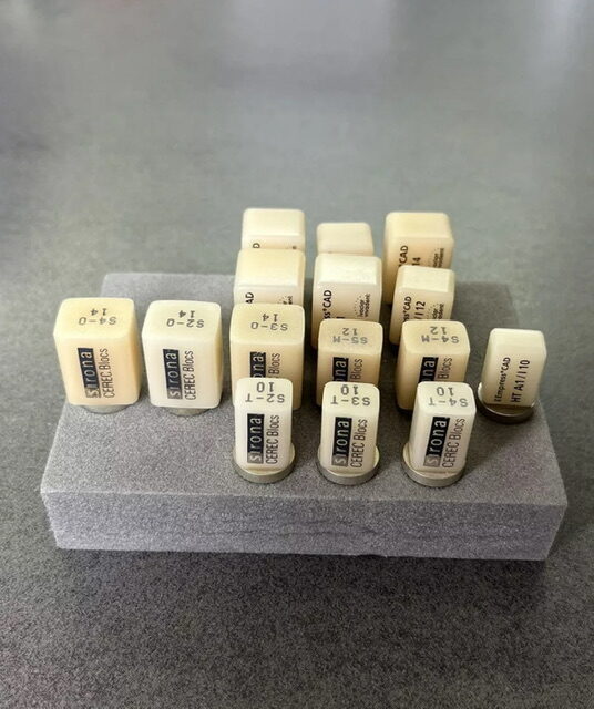Sirona Ceres Blocs Empress CAD Im Set Implantblocks 15stk | 316480