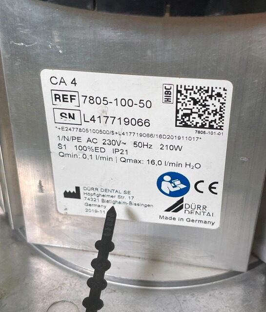 Dürr CA4 Amalgamabscheider Generalüberholt mit Garantie | 316765 Dürr CA4 Amalgamabscheider Generalüberholt mit Garantie | 316765