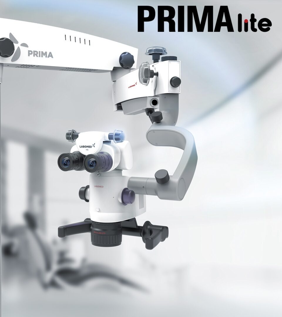 LABOMED PRIMA „lite“ Dental-Mikroskop OHNE Kamera mit Fahrstativ IDS-Aktion! Preis-Leistungs-Sieger! | 317151