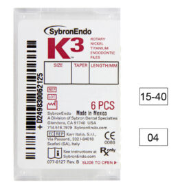 K3 NiTi-Files .04 Gr.15-40 21mm 6St K3 NiTi-Files .04 Gr.15-40 21mm 6St