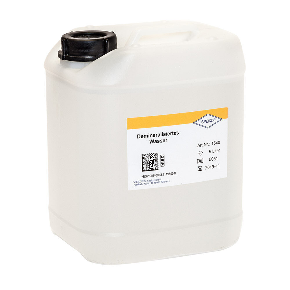 Demineralisiertes Wasser 5l Kan | 252902 Demineralisiertes Wasser 5l Kan | 252902