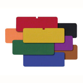 Kennzeich.Schild blau unbeschr.50x18mmSt Kennzeich.Schild blau unbeschr.50x18mmSt