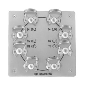 Fit Kofferdam Klammerbord m. 8 Kl. St Fit Kofferdam Klammerbord m. 8 Kl. St