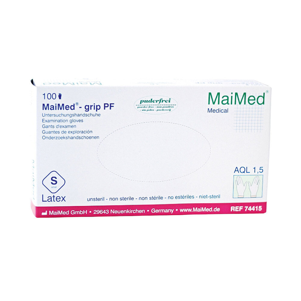 MaiMed-grip Gr. M pdfr unster. 100St | 271461 MaiMed-grip Gr. M pdfr unster. 100St | 271461