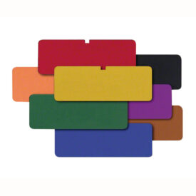 Kennzeich.Schild oliv-braun unbeschr.St Kennzeich.Schild oliv-braun unbeschr.St