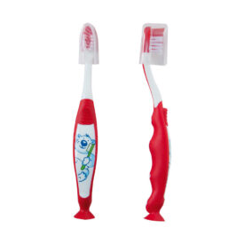 Zahnbürste m.Saugfuss "Otto" rot 12St Zahnbürste m.Saugfuss "Otto" rot 12St