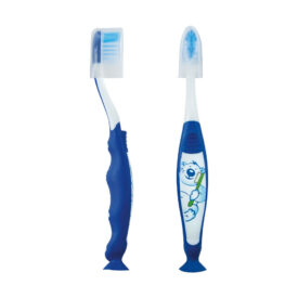 Zahnbürste m.Saugfuss "Otto" blau 12St Zahnbürste m.Saugfuss "Otto" blau 12St